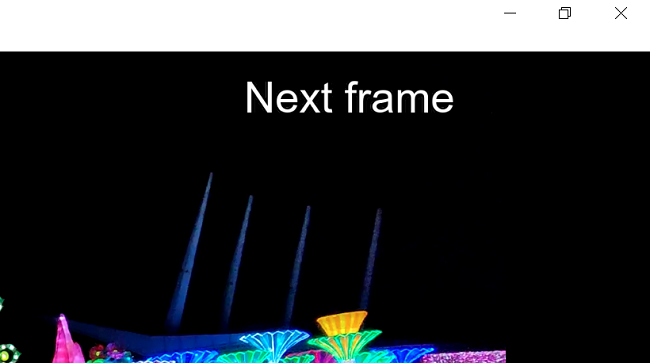 Покадровое воспроизведение в VLC