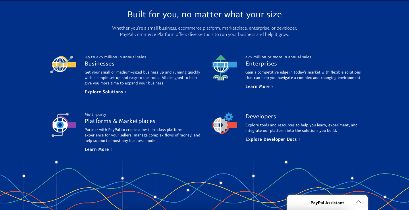скриншот преимуществ использования PayPal