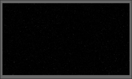 Чёрное ночное небо со звёздами