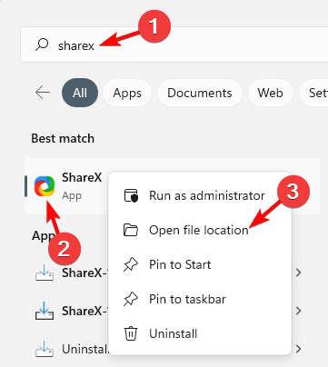 Пункт контекстного меню 