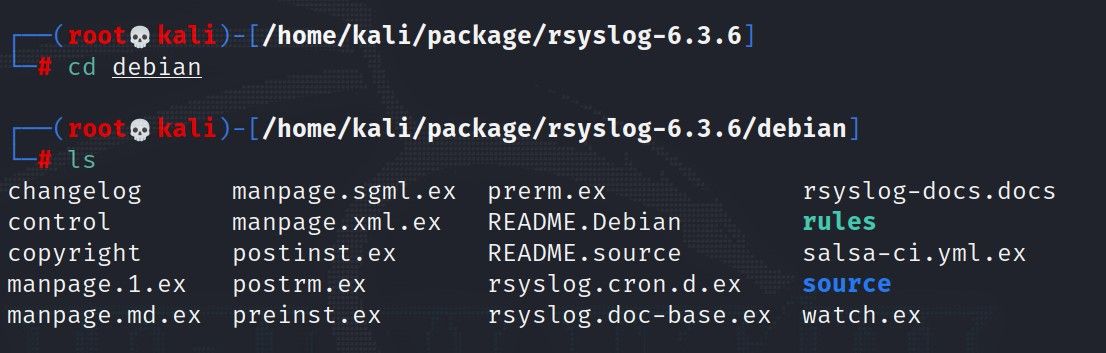 rsylog-debian-folder-ls-content