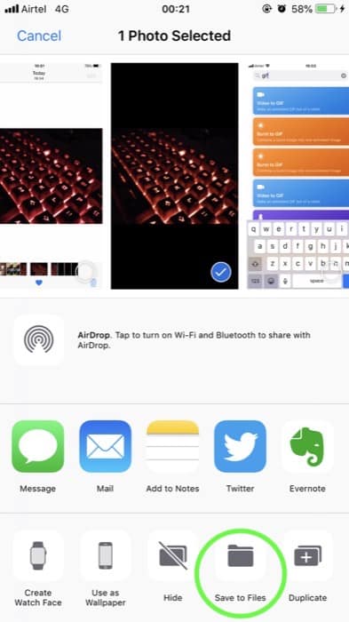 Отправить несжатые фото в WhatsApp на iPhone