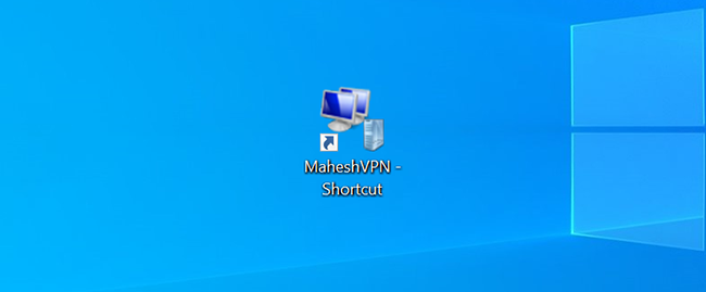 Ярлык VPN на рабочем столе Windows 10