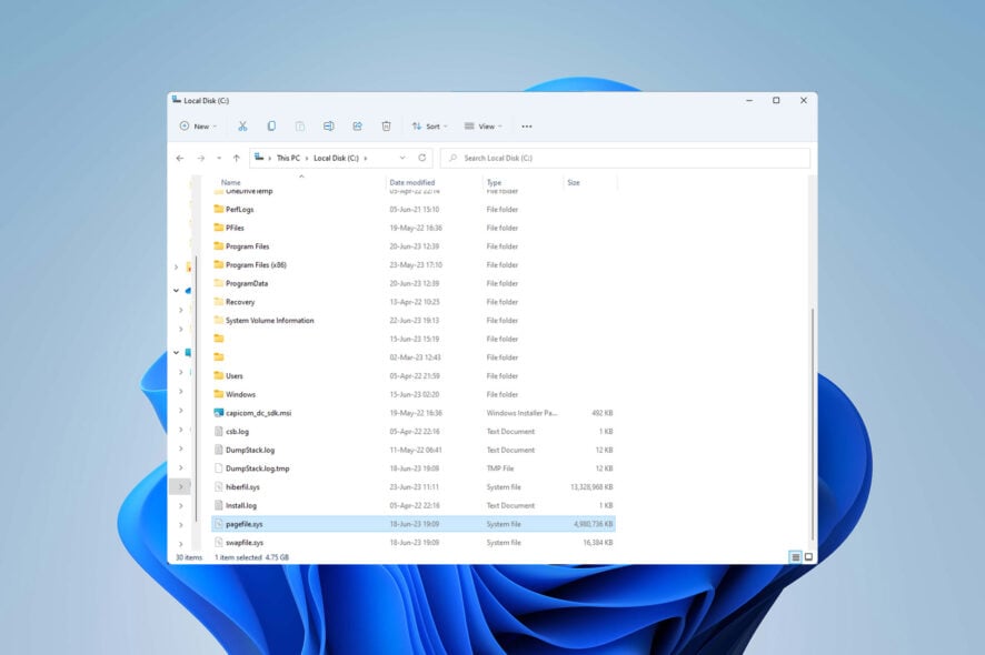 Что такое pagefile.sys и как уменьшить его размер