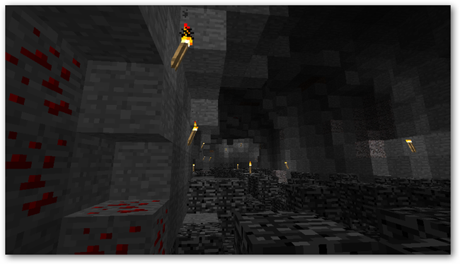 Подземная шахта с рудой