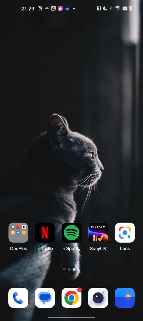 Индикатор скриншота в углу экрана