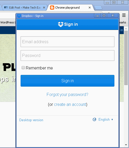EasyDrop — доступ к Dropbox через Chrome
