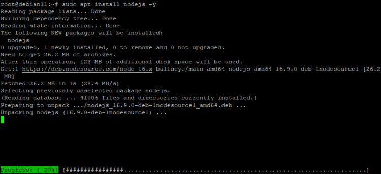 Установка Node.js через apt на Ubuntu/Debian