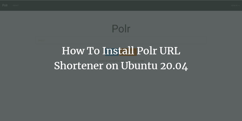 Установка Polr на Ubuntu 20.04 с Apache и Let's Encrypt