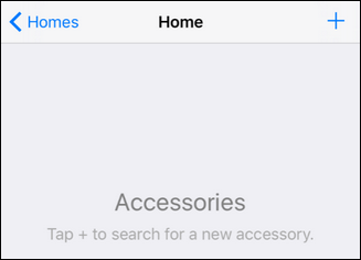 Экран добавления аксессуаров в Home
