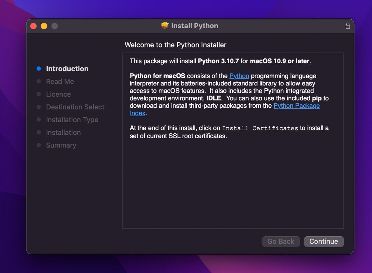 python installer package
