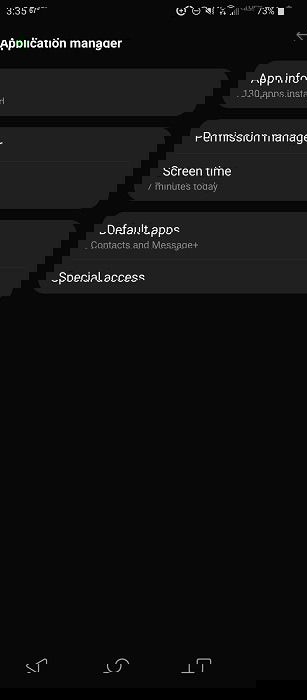 Включение разрешения Специальный доступ в Android