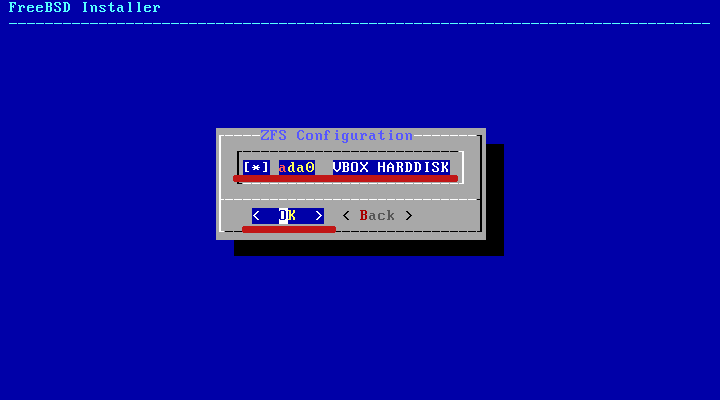 Выбор диска для установки