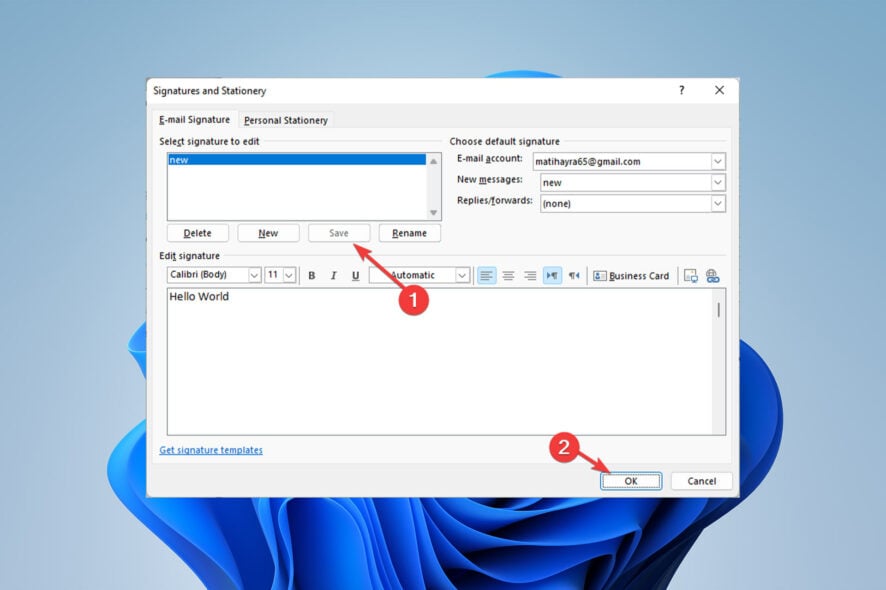 Изменить подпись в Outlook — пошагово