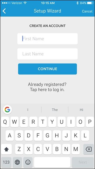Корпус Ring Chime, вид спереди; индикатор состояния готовности к подключению