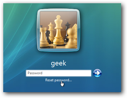 Диск сброса пароля в Windows Vista — создание и восстановление