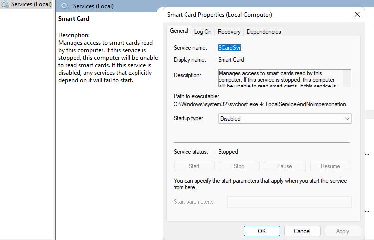 Отключение служб Windows
