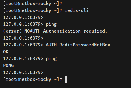 Проверка Redis PING