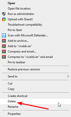 Удаление значков рабочий стол постоянно обновляется