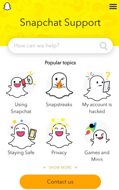 Modulo per Snapstreaks su Snapchat