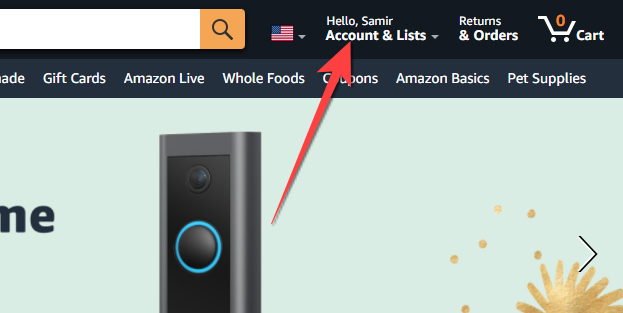 Просмотр истории просмотров на Amazon