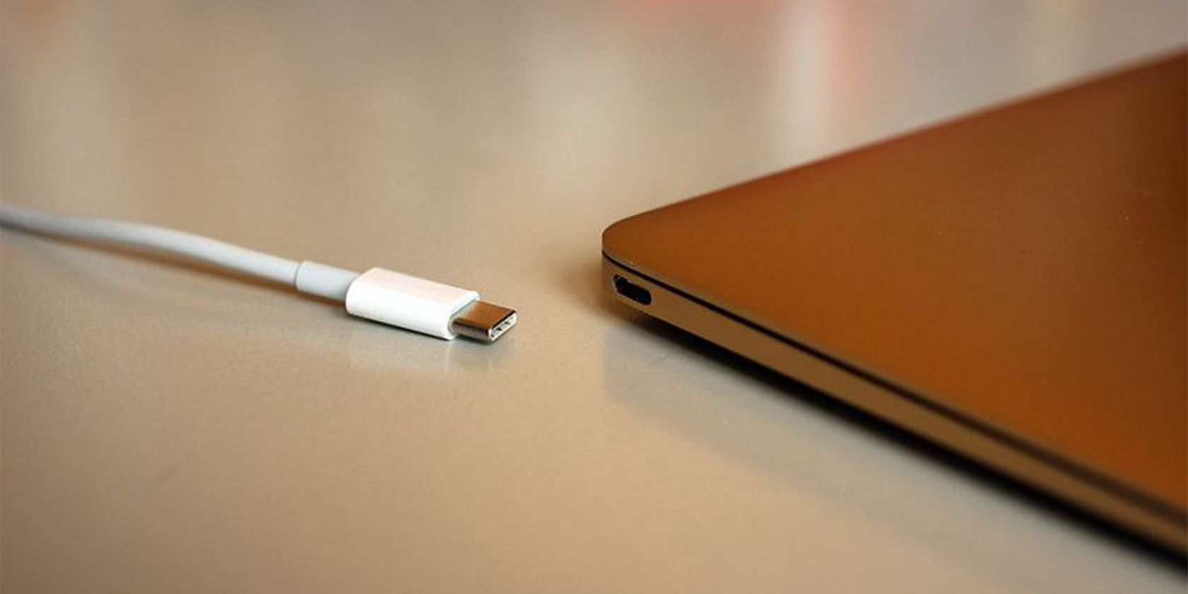 USB-C on a laptop