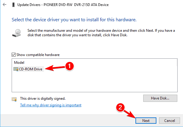 CD-ROM Drive DVD writer not working properly