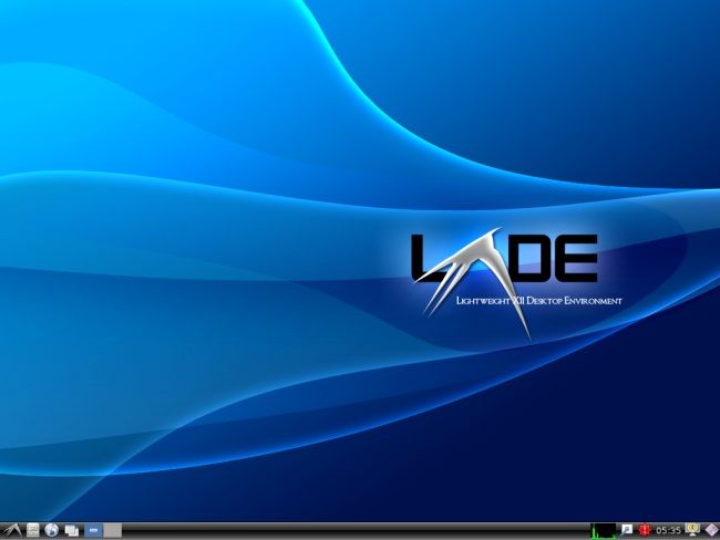 Интерфейс vanilla LXDE