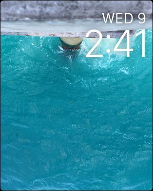 Новый циферблат из Live Photo