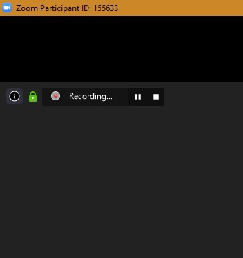 Запись в процессе