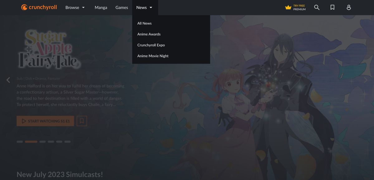 Раздел новостей об аниме