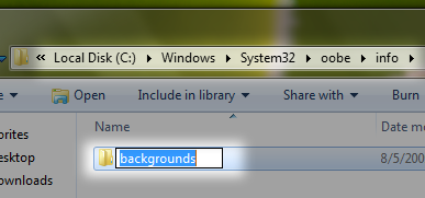 Папка backgrounds внутри каталога oobe