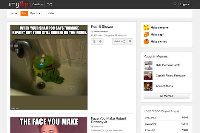 Используйте генератор мемов для создания мема