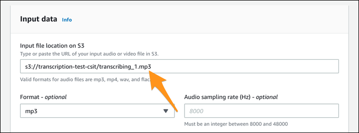 Укажите путь к аудиофайлу, который нужно преобразовать в текст