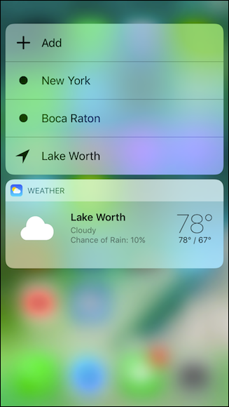 Верхняя заметка влияет на 3D Touch в Заметках