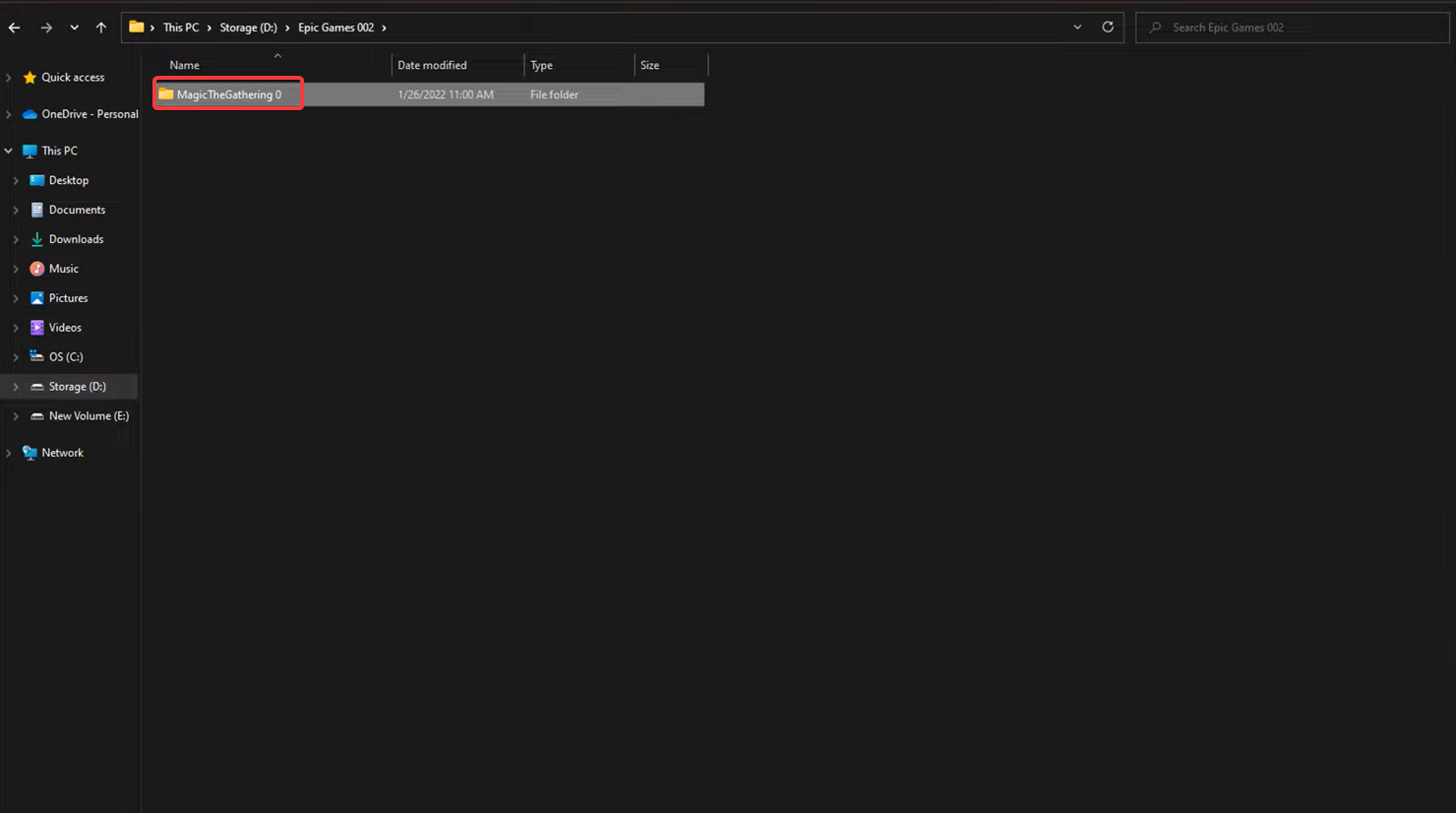 Переименование папки игры перед установкой