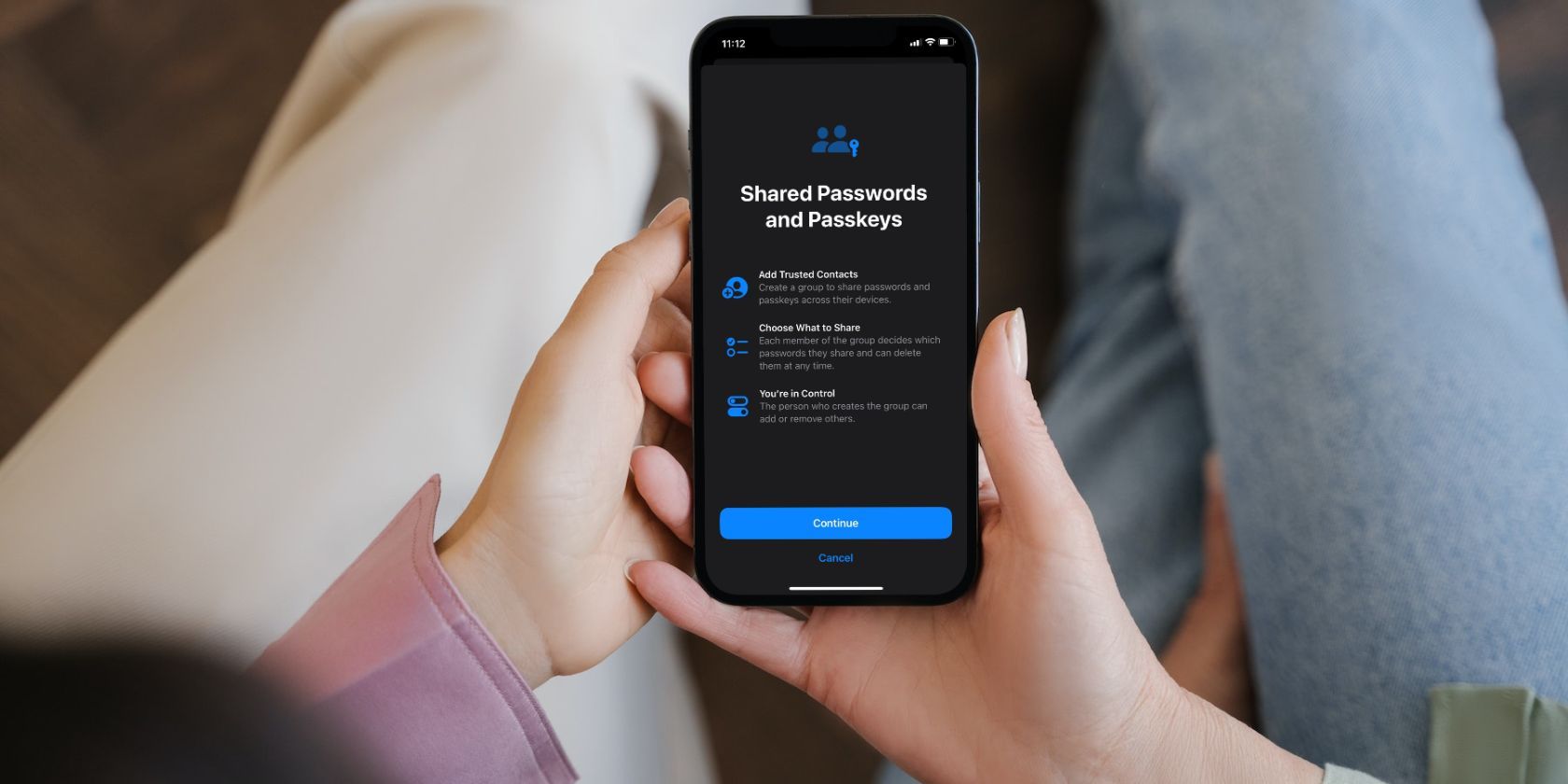 Общие пароли на iPhone: создание и управление