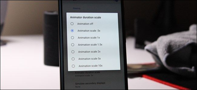 Ускорение Android: отключение анимаций