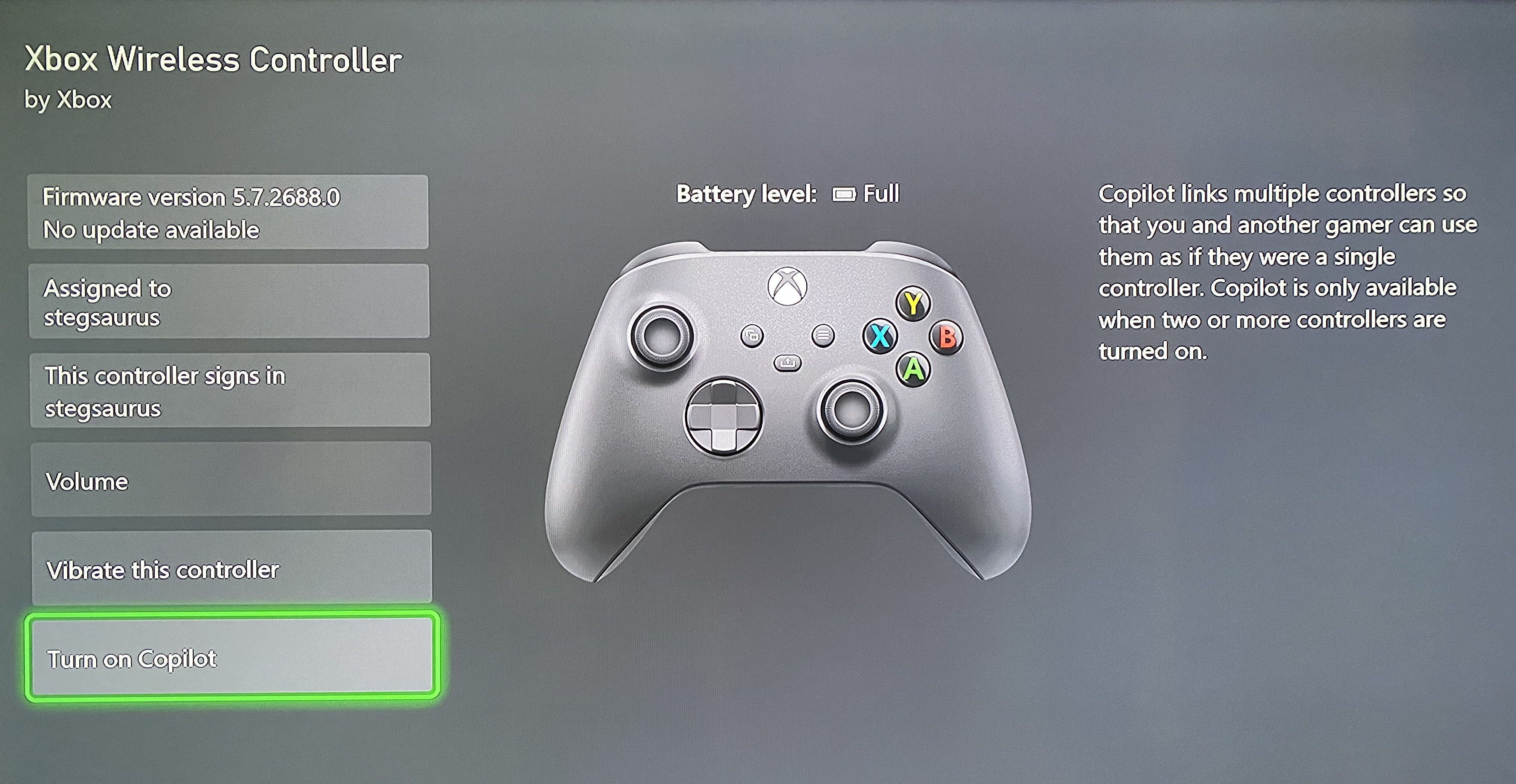 Режим Copilot на Xbox — два контроллера как один