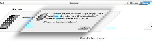 Устройство успешно восстановлено до iOS 7.1.1