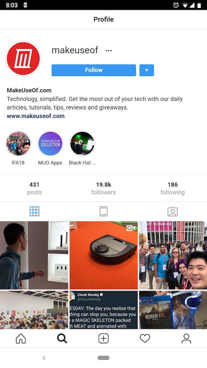 Instagram Web App 1
