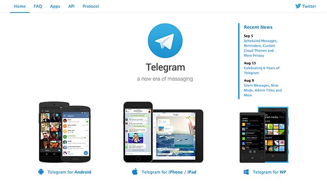 Общение в Telegram во время путешествия