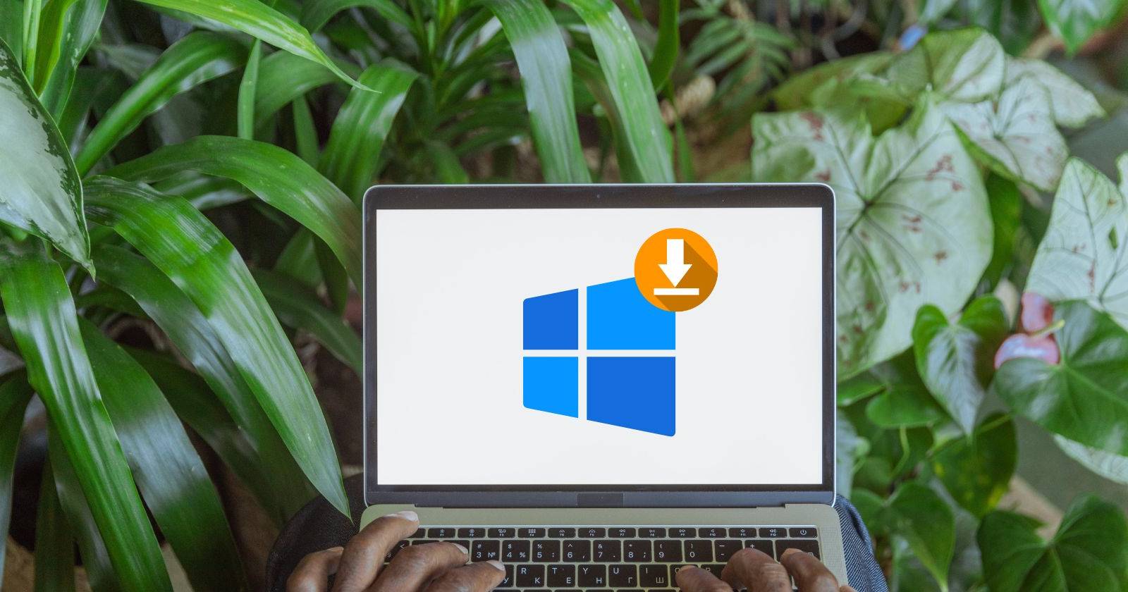 Скриншот: страница загрузки Windows ISO на сайте Microsoft, открытая в Chrome