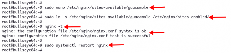 Конфигурация Nginx для Guacamole