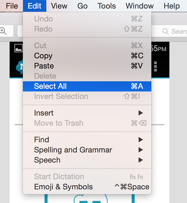 Выделение всего второго изображения