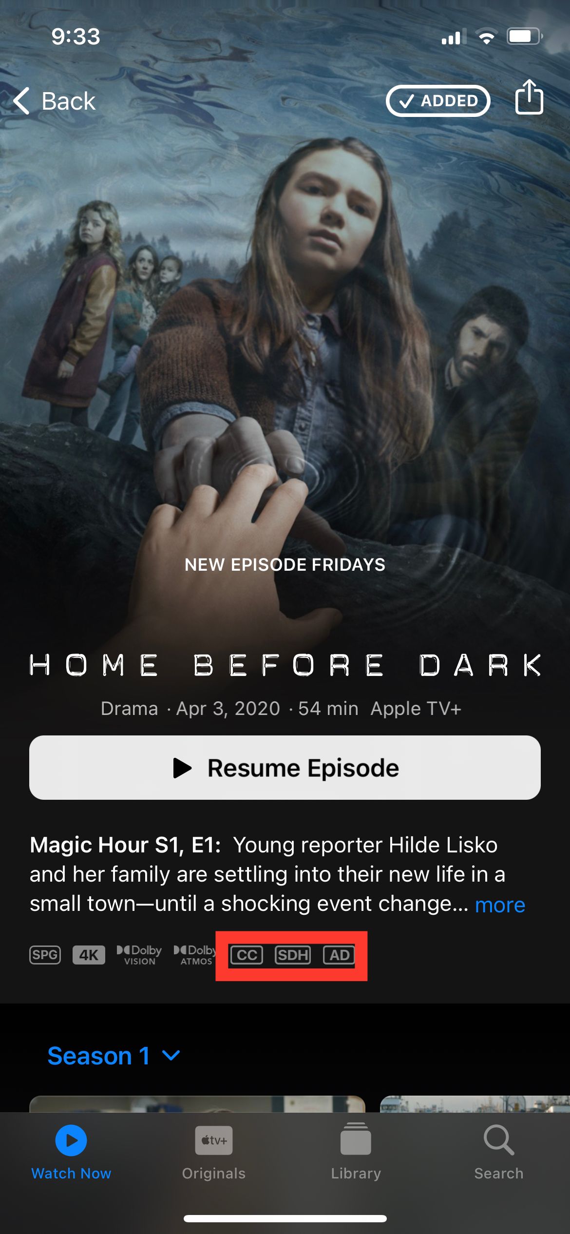 Особенности доступности и языки в приложении Apple TV