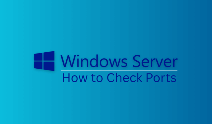 Проверка портов в Windows Server — 3 метода