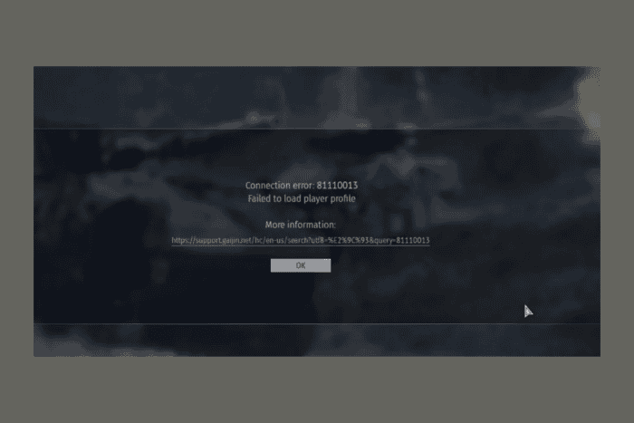 Ошибка War Thunder 81110013: как исправить