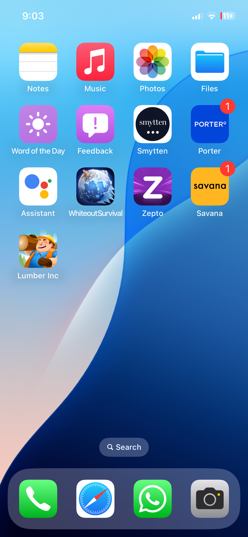 Главный экран iPhone