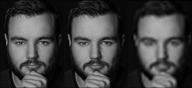 Сравнение: уменьшенный и восстановленный смарт-объект и растеризованный слой